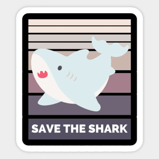 Save the shark. Sticker